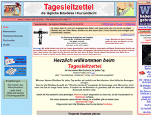 Tablet Screenshot of bibellese.fcdi.de